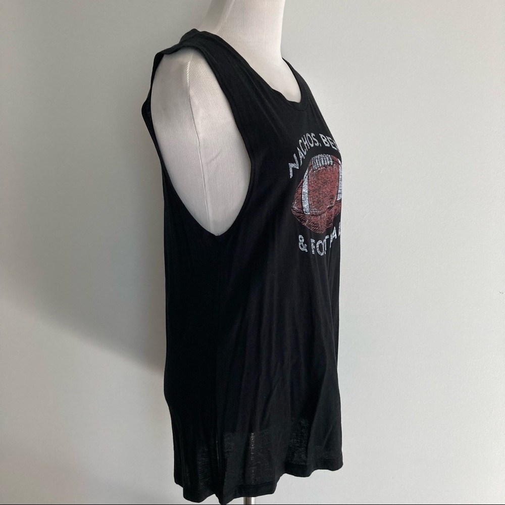 Express Black Football Tank, NWT Sz S - Picture 3 of 6